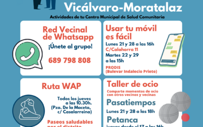 Vicálvaro-Moratalaz – 2ª quincena Marzo 2022