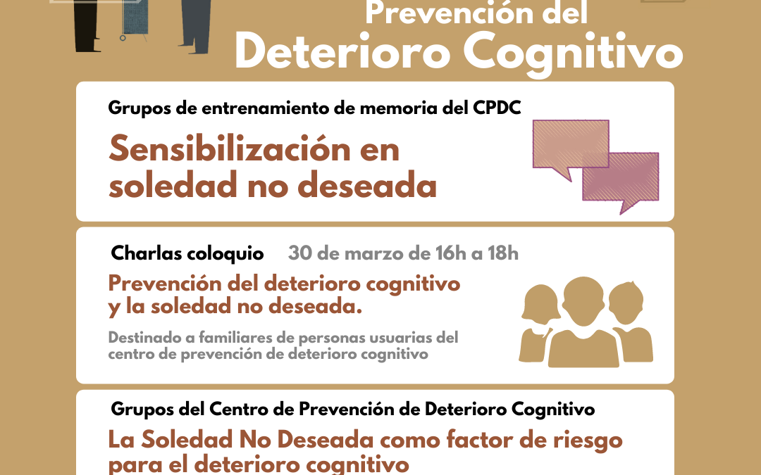 Prevención Deterioro Cognitivo – 2ª quincena Marzo 2022