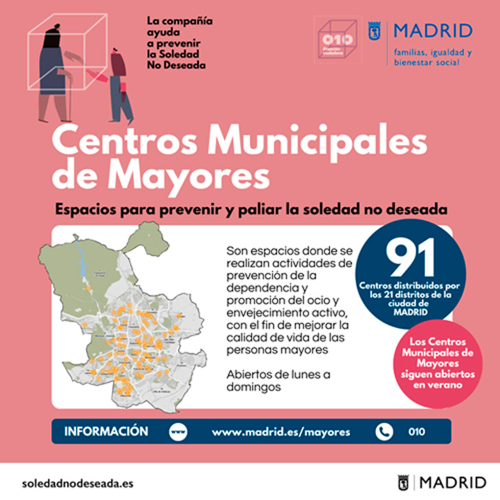 Soledad no deseada | Página del Ayuntamiento de Madrid