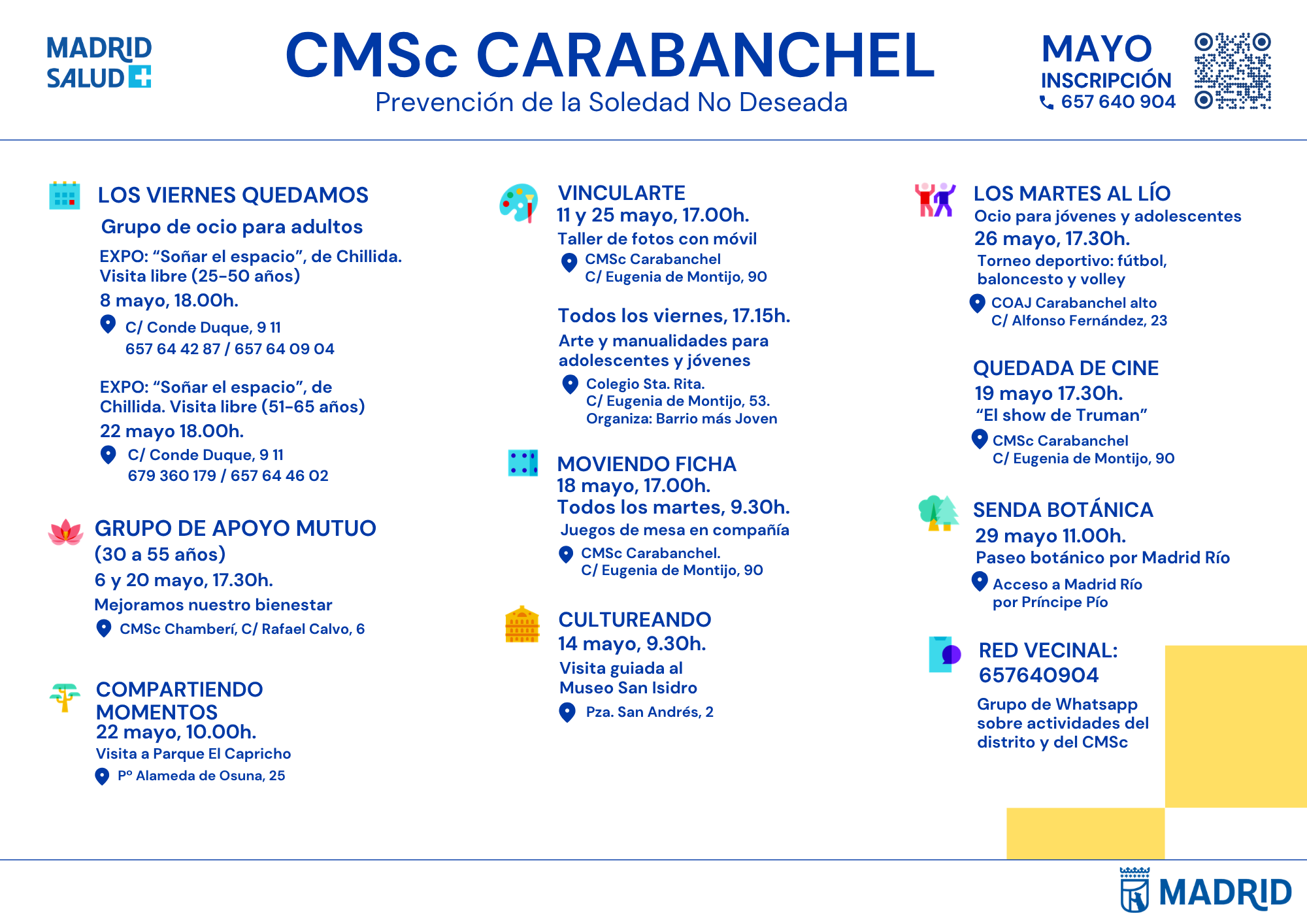 Actividades Carabanchel