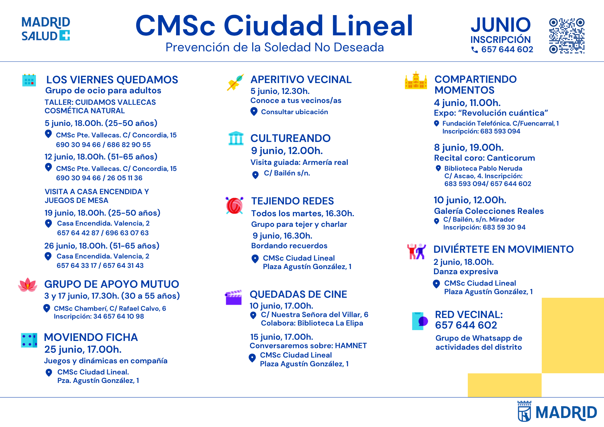 Actividades Centro-Moncloa